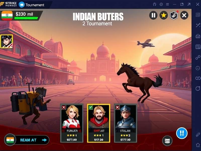 Strike Heroes Indian tournament event