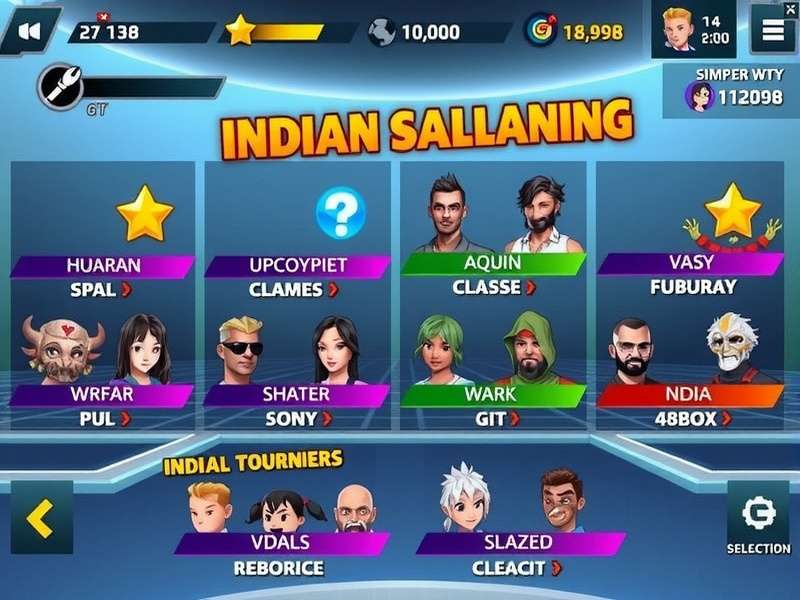 Strike Heroes gameplay screenshot showing character selection